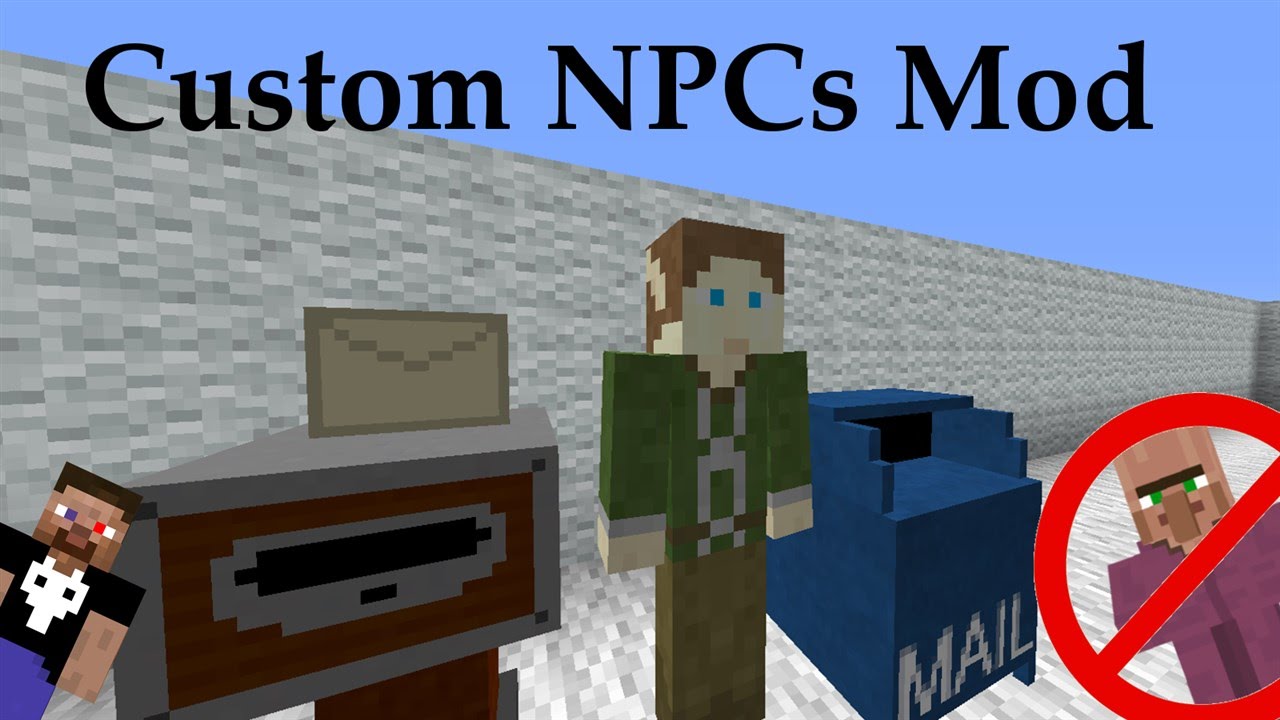 Custom Npcs Mod 1 Npc Tools Youtube