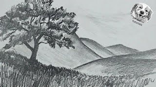 DRAWING COURSE #4 How to Draw Easy Landscape | YouTube Studio Sketch Tutorial