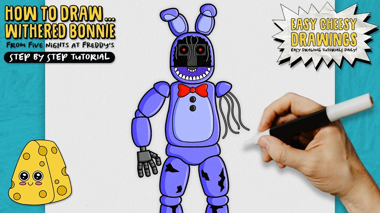 How To Draw Withered Bonnie 亞 晴 Five Nights At Freddy S Movie Easy