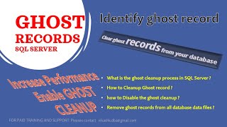 Ghost cleanup SQL Server