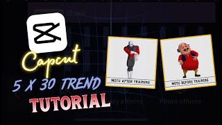 5x30 5 min/day Trend Edit Tutorial |Capcut Tutorial |Full Anime edit TutorialCapcut