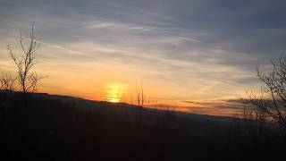 Timelapse Prusci zalazak sunca 12.1.2019.