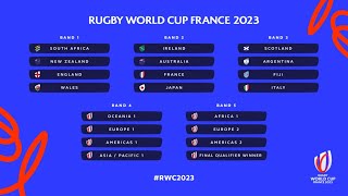 REACTION TO 2023 RUGBY WORLD CUP DRAW!!