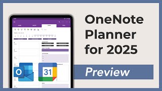 Lightweight OneNote Planner 2025 | PREVIEW