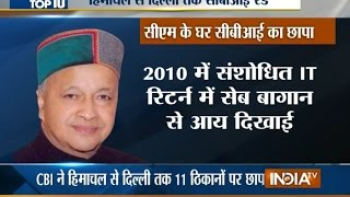 CBI Raids and Files DA Case against Himachal CM Virbhadra Singh - India TV