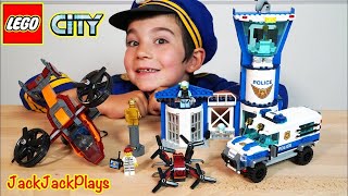 Pretend Play Cops & Robbers Unboxing | Lego City Sky Police Sets | JackJackPlays