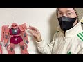 メガサイズ 1 48 シャア専用ザクii をパチ組みレビュー！旧キット1 60に憧れていたガンプラブーム世代感動！i build a“char s zaku ii” mega size gunpla