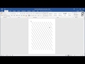 How to Insert Diagonal line Into Table or Page in Word