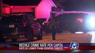 Beeville's crime rate lower than Corpus Christi