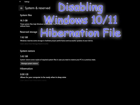 HowTo: Disable Hibernation In Windows 10 & Windows 11