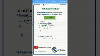 Suku ke-n Barisan Geometri