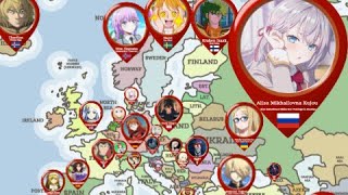 Anime characters From Different Countries