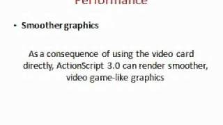 Why I should learn Action script 3