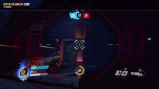 Overwatch: Widowmaker Triple kill in Team Deathmatch.