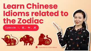 Learn Chinese Idioms related to the Zodiac-Episode 1【十二生肖相关习语：鼠，牛，虎】