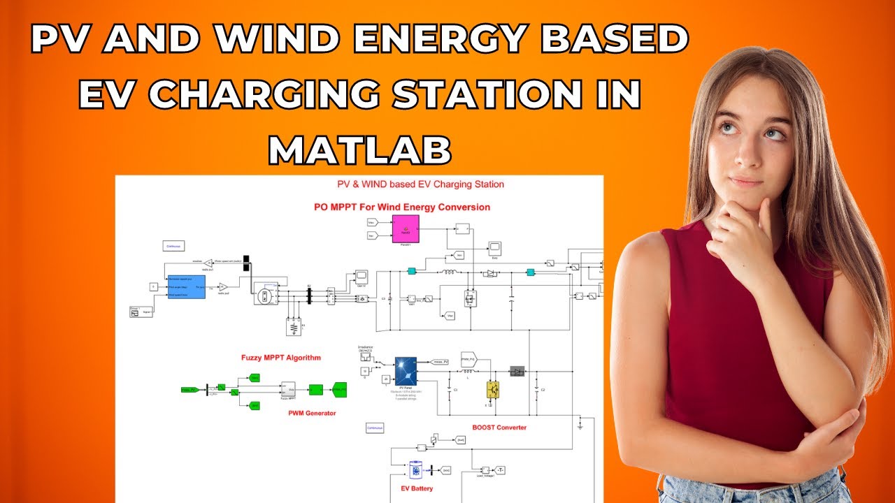 Pv And Wind Energy Based Ev Charging Station In Matlab