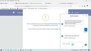 There’s a problem with your account Please go to the Resolution Center || crcmc