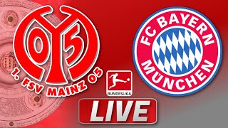 🔴1. FSV Mainz 05 - FC Bayern München | Bundesliga 29. Spieltag | Liveradio