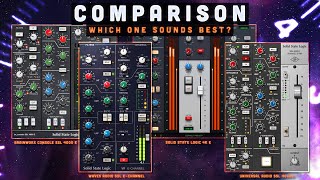 COMPARISON - SSL E Channel - UAD, Brainworx, Waves, Solid State Logic | Can you hear the difference?