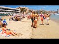 🇪🇦☀️🏝️CALPE SPAIN I LA FOSSA BEACH I COSTA BLANCA SPAIN 2024 I 4K 60FPS VIEW 🎥 I BEACH WALK 4K