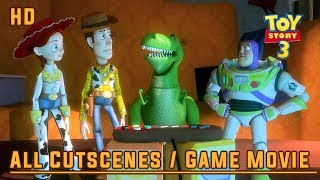 Toy Story 3: The Video Game - All Cutscenes / Game Movie (HD 1080p)