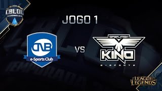 CNB x Kino (S1 - Jogo 1) CBLoL 2016 - 1ª Etapa