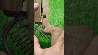 Hand wooden crossbow # Craft # DIY # Unique design