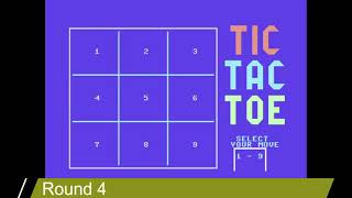 Tic-Tac-Toe-64 * How not to play Noughts and Crosses * Computer game in Commodore 64 BASIC 2.0
