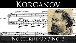 Genary Korganov - Nocturne Op. 3 No. 2 (Sheet music)