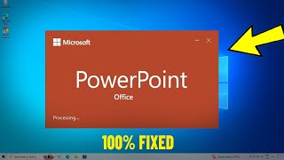 Fix Powerpoint File is Not Opening in Windows 10 /11/8/7 | How To Solve can't open PPT powerpoint  ✅