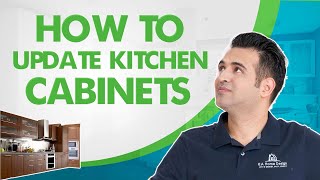 How To Update Your Kitchen Cabinets (refacing vs painting vs replacing)