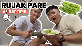 PERTAMA KALI MAS IRFAN MAKAN PARE