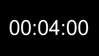 4 Minutes Silent Count Up Timer