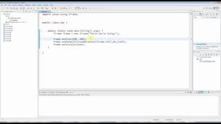 Advanced Java: Swing (GUI) Programming Part 1 -- A Basic Swing Application