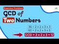 GCD of Two Numbers | School Practice Problem | GeeksforGeeks School