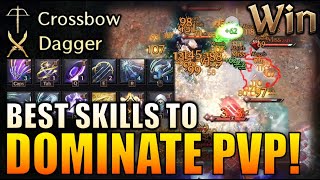 Throne and Liberty - The Best PvP Skills, Specs \u0026 Rotation for Crossbow \u0026 Dagger!