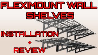 EASY Fleximount 2x6ft Wall Mounted Garage Shelving System INSTALLATION and UNBOXING REVIEW