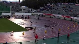 いわて国体　成年少年女子４ｘ100ｍＲ予選4組