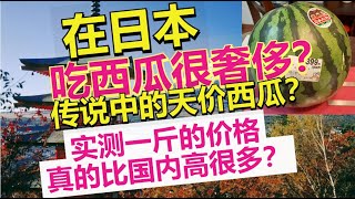 日本西瓜有多贵？在日本吃西瓜是一件很奢侈的事情？