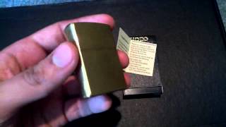 Zippo Brushed Brass