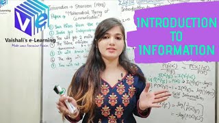 L 1 | Part 1 | Introduction to Information | Information Theory & Coding | Digital Communication |