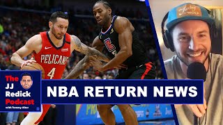 JJ Redick Reveals What He’s Heard About an NBA Return | The JJ Redick Podcast | The Ringer