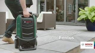 10 ways to use your Bosch Fontus Cordless Outdoor Cleaner 18 Volt