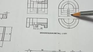 Plummer block - Half sectional elevation