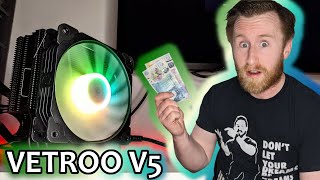 Pushing A £25 CPU Air Cooler To It's Limits! Vetroo V5 Review - Temperatures, Noise Levels \u0026 More!