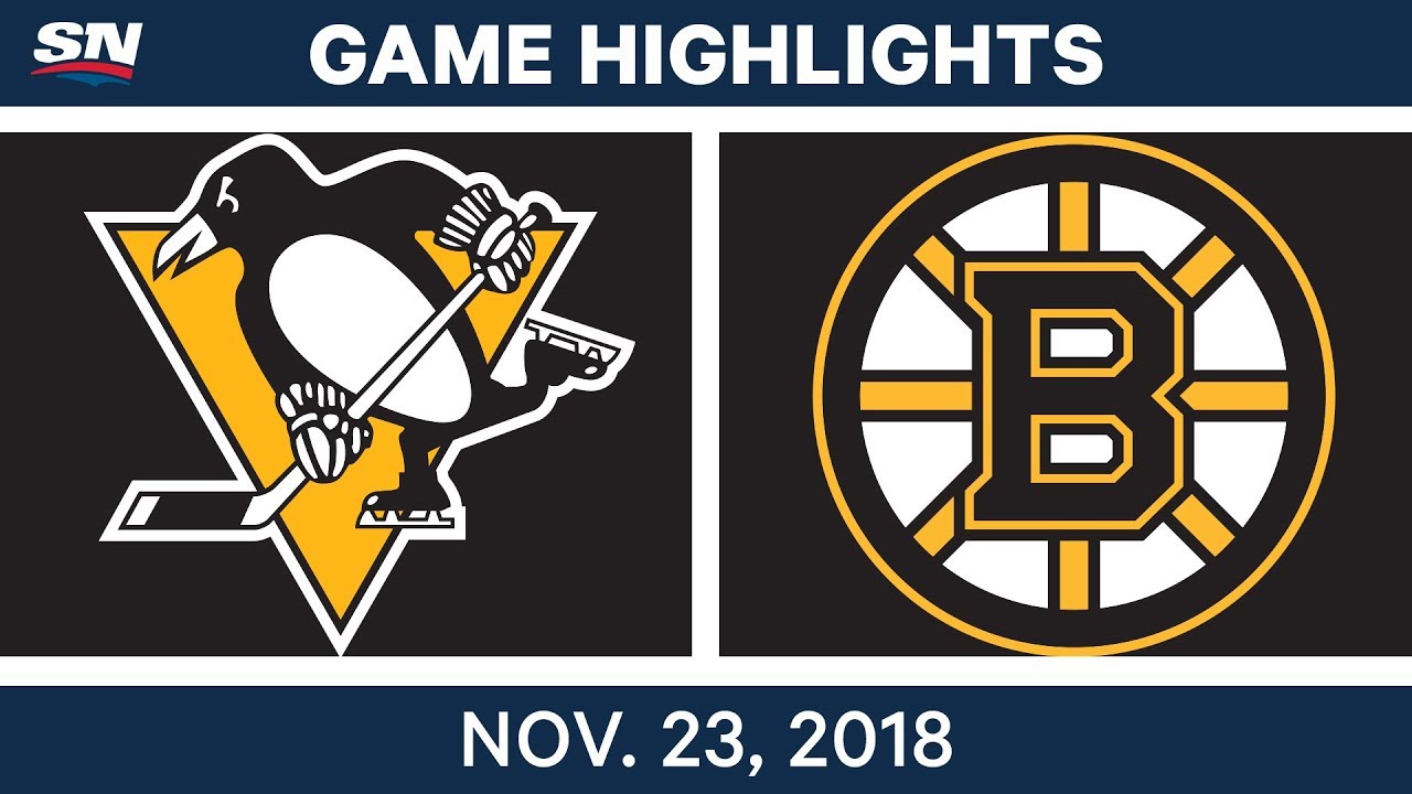 NHL Highlights | Penguins Vs. Bruins – Nov. 23, 2018 - YouTube