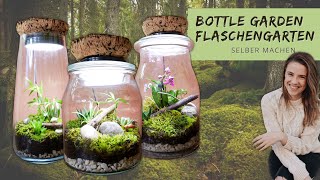 DIY Glass Garden terrarium | Japanese Bottle Garden for Home Ikea Hack