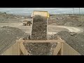 haul truck dumping at dolese bros richards spur quarry 2