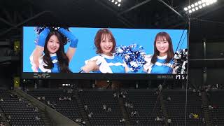 【北海道日本ハムファイターズ】ファイターズガール_フレップ・ポリー_試合前のパフォーマンス