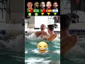 Messi VS Ronaldo VS Ramos VS Neymar VS Bernardo Silva | Funny in the Water🌊🐠